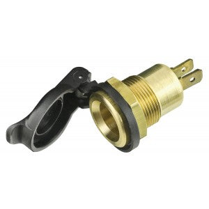 DIN Brass Socket Spring Cap 12-24V