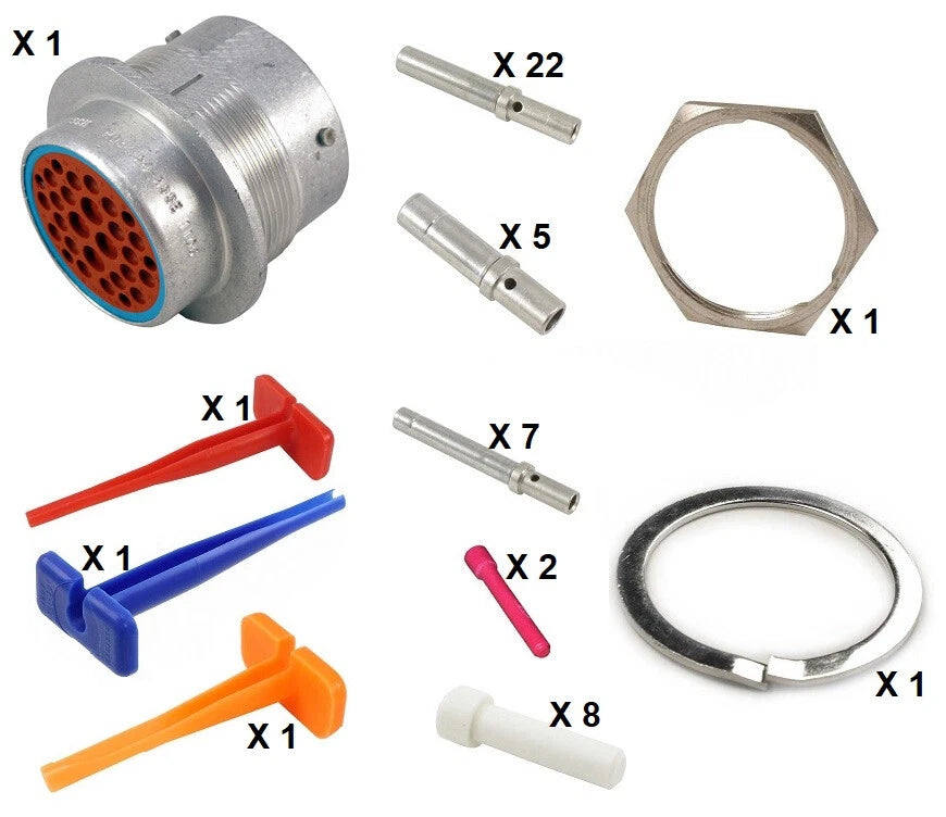 Deutsch HD30 Series M34-24-29SE 29 Socket Receptacle Kit