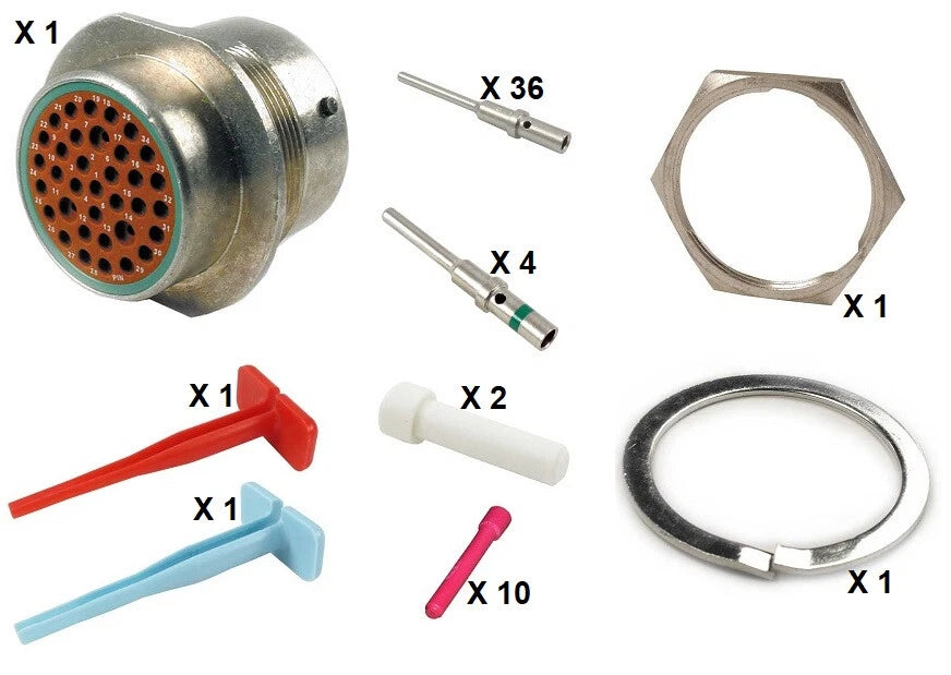Deutsch HD30 Series M34-24-35PN 35 Pin Receptacle Kit