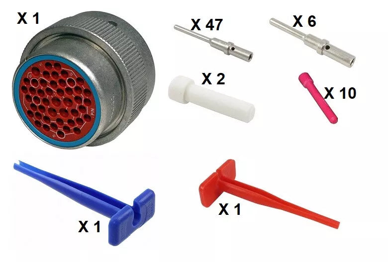 Deutsch HD30 Series M36-24-47PE 47 Pin Plug Kit