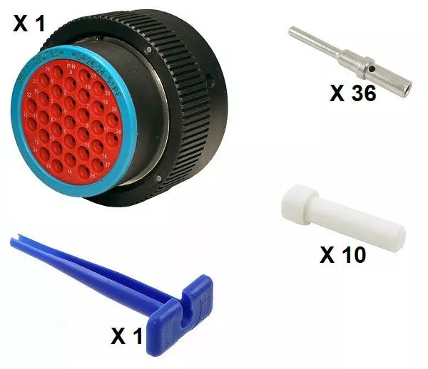 Deutsch HDP20 Series P26-24-31PE 31 Pin Plug Kit