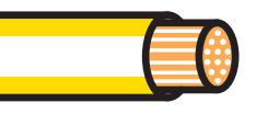 2mm² Yellow Thin Wall Cable