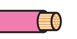 0.5mm² Pink Thin Wall Cable