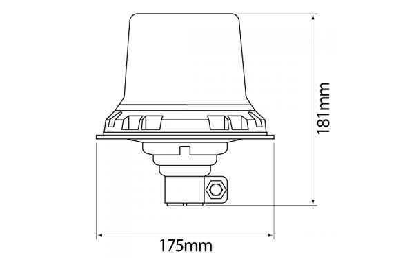 IONNIC 106 LED Beacon - Pole Mount