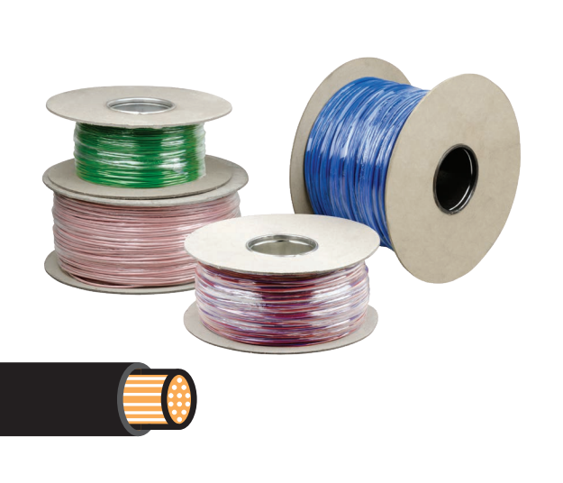 6mm² Black Thin Wall Cable 100m Roll