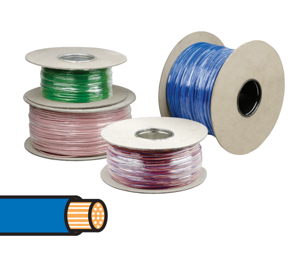 0.5mm² Blue Thin Wall Cable