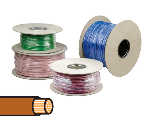 0.5mm² Brown Thin Wall Cable