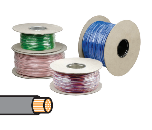 2mm² Grey Thin Wall Cable 500m Roll