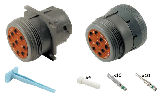 Deutsch HD10 9 Way Connector Kit - Size 16 Contacts