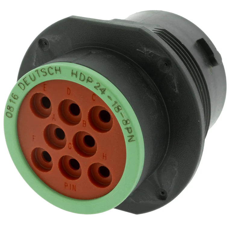 Deutsch HDP24-18-8PN HDP20 Series 8 Pin Receptacle
