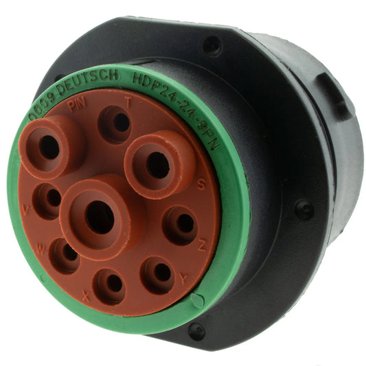 Deutsch HDP24-24-9PN HDP20 Series 9 Pin Receptacle