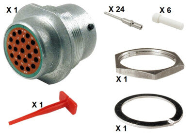 Deutsch HD30 Series M34-18-21SN 21 Socket Receptacle Kit