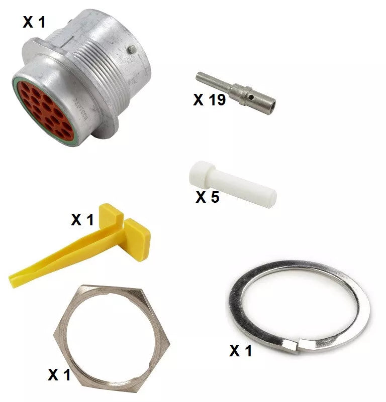 Deutsch HD30 Series M34-24-16PN 16 Pin Receptacle Kit