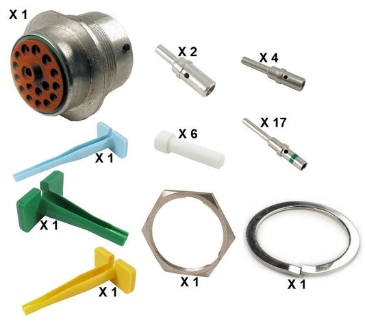 Deutsch HD30 Series M34-24-18PN 18 Pin Receptacle Kit