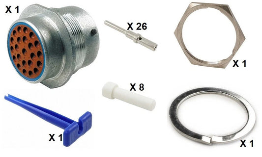 Deutsch HD30 Series M34-24-23PE 23 Pin Receptacle Kit