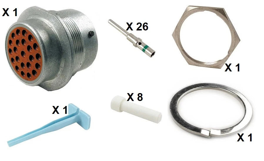 Deutsch HD30 Series M34-24-23PT 23 Pin Receptacle Kit