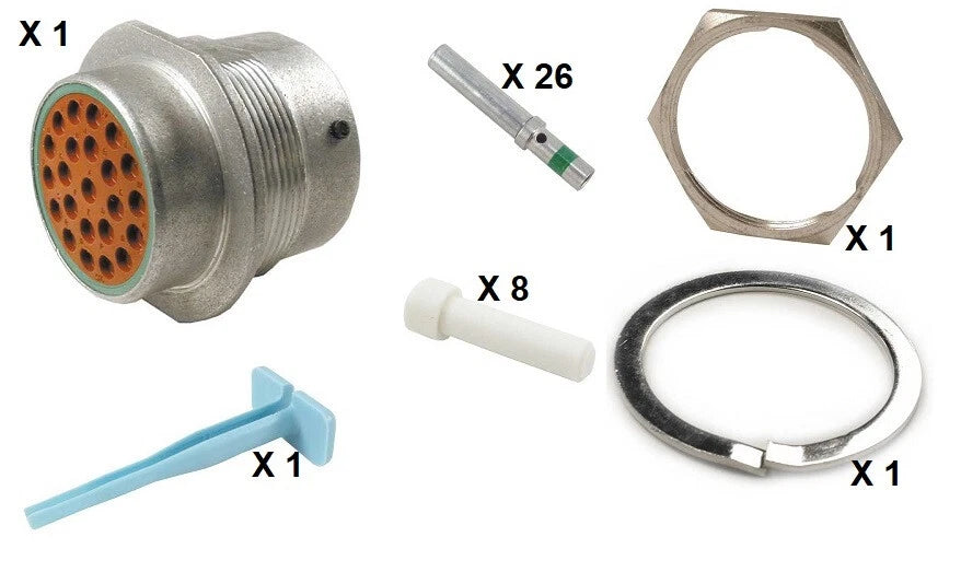 Deutsch HD30 Series M34-24-23SN 23 Socket Receptacle Kit