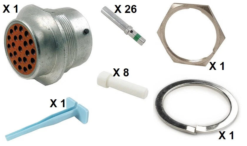 Deutsch HD30 Series M34-24-23ST 23 Socket Receptacle Kit