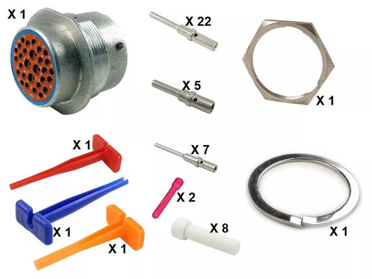 Deutsch HD30 Series M34-24-29PE 29 Pin Receptacle Kit