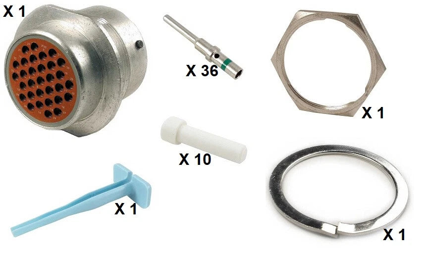 Deutsch HD30 Series M34-24-31PT 31 Pin Receptacle Kit