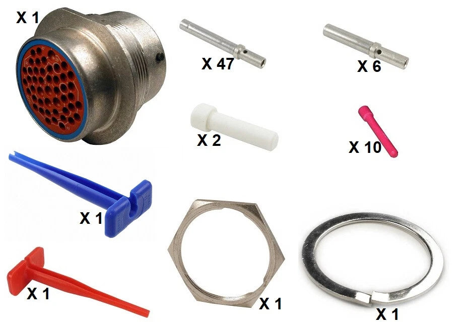 Deutsch HD30 Series M34-24-47SE 47 Socket Receptacle Kit