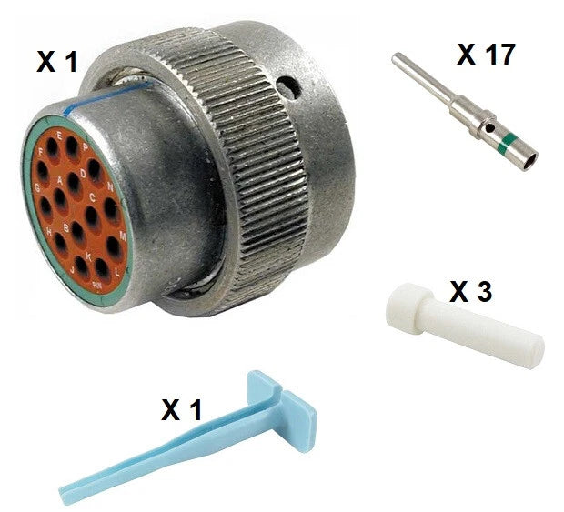 Deutsch HD30 Series M36-18-14PN 14 Pin Plug Kit
