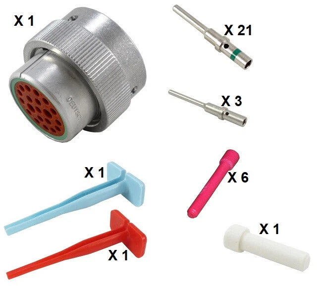 Deutsch HD30 Series M36-18-20PN 20 Pin Plug Kit