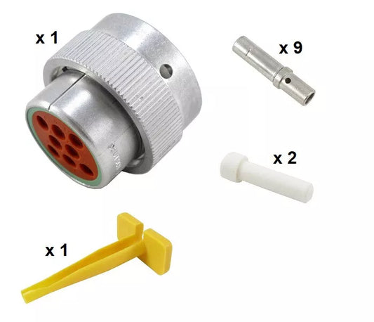 Deutsch HD30 Series M36-18-8SN 8 Socket Plug Kit