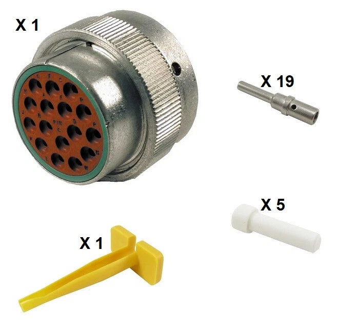 Deutsch HD30 Series M36-24-16PN 16 Pin Plug Kit
