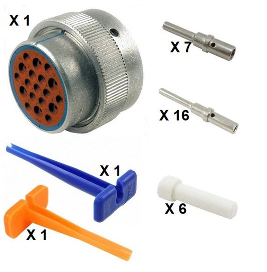 Deutsch HD30 Series M36-24-19PE 19 Pin Plug Kit