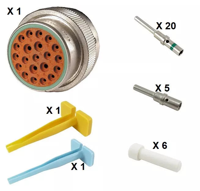 Deutsch HD30 Series M36-24-21PN 21 Pin Plug Kit