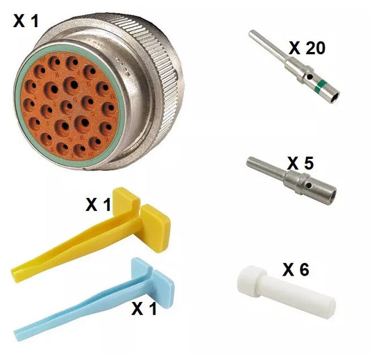 Deutsch HD30 Series M36-24-21PN 21 Pin Plug Kit
