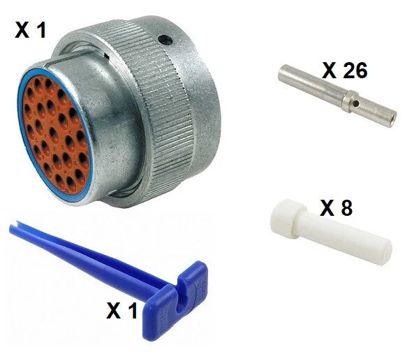 Deutsch HD30 Series M36-24-23SE 23 Way Socket Plug Kit