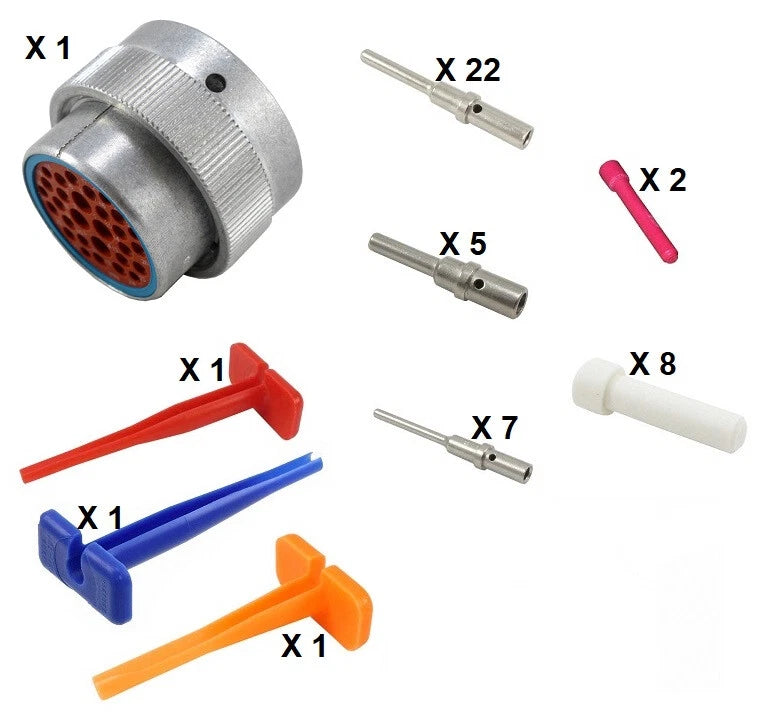 Deutsch HD30 Series M36-24-29PE 29 Pin Plug Kit