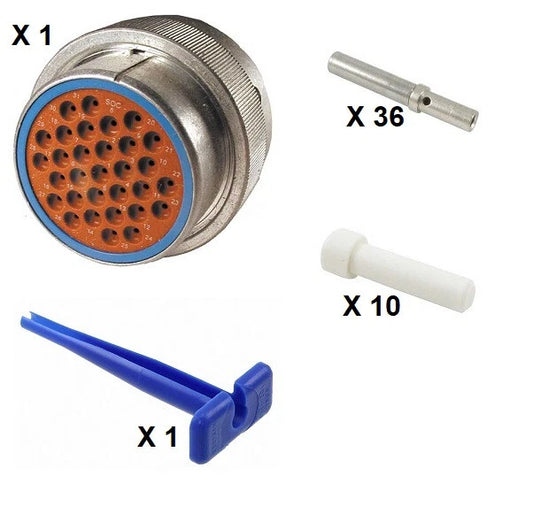 Deutsch HD30 Series M36-24-31SE 31 Socket Plug Kit