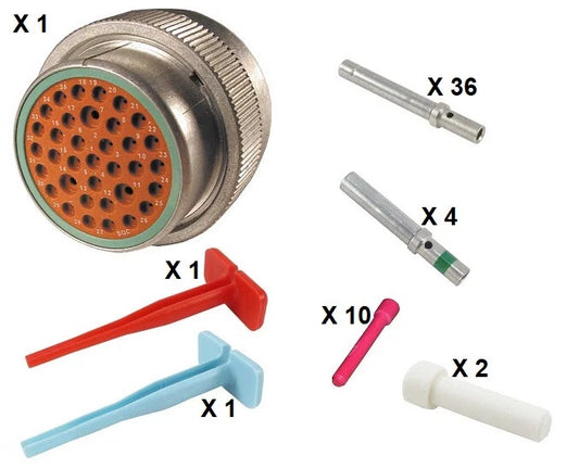 Deutsch HD30 Series M36-24-35SN 35 Socket Plug Kit