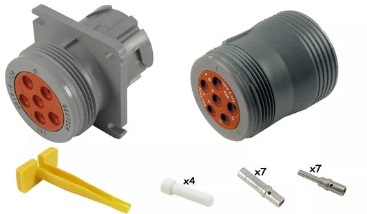 Deutsch HD10 6 Way Connector Kit - Size 12 Contacts