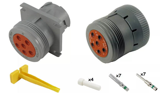 Deutsch HD10 6 Way Connector Kit - Size 16 Contacts