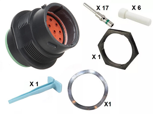 Deutsch HDP20 Series P24-18-14PN 14 Pin Receptacle Kit