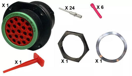 Deutsch HDP20 Series P24-18-21PN 21 Pin Receptacle Kit