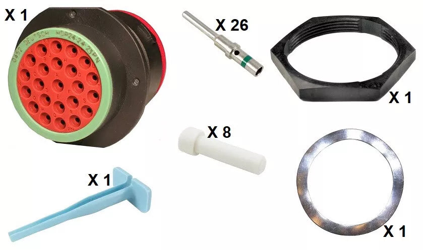Deutsch HDP20 Series P24-24-23PN 23 Pin Receptacle Kit