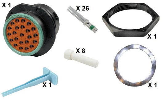 Deutsch HDP20 Series P24-24-23SN 23 Socket Receptacle Kit