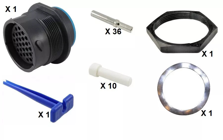Deutsch HDP20 Series P24-24-31SE 31 Socket Receptacle Kit