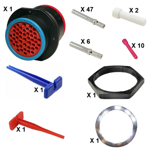 Deutsch HDP20 Series P24-24-47SE 47 Socket Receptacle Kit