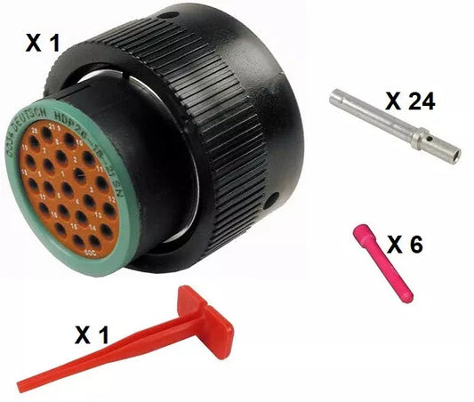 Deutsch HDP20 Series P26-18-21SN 21 Socket Plug Kit