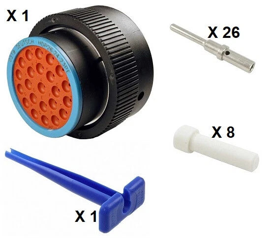 Deutsch HDP20 Series P26-24-23PE 23 Pin Plug Kit