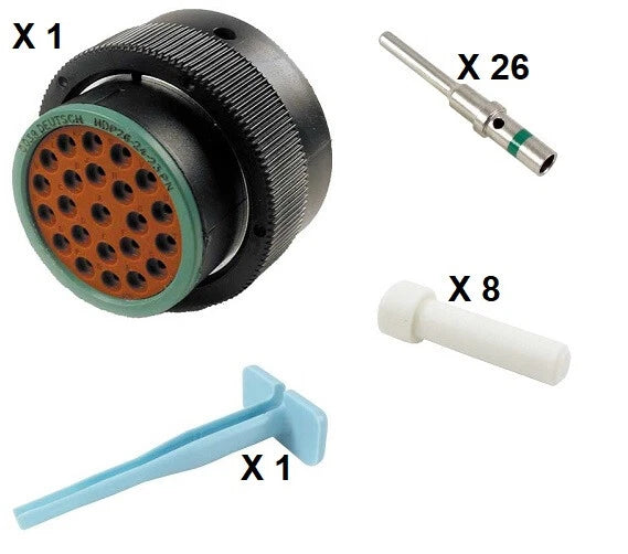 Deutsch HDP20 Series P26-24-23PN 23 Pin Plug Kit