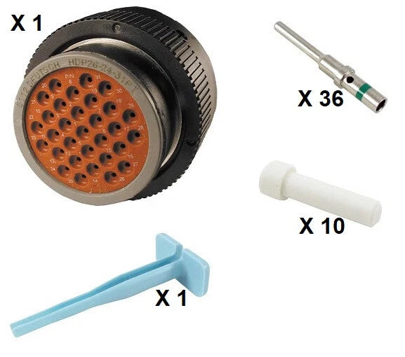 Deutsch HDP20 Series P26-24-31PT 31 Pin Plug Kit