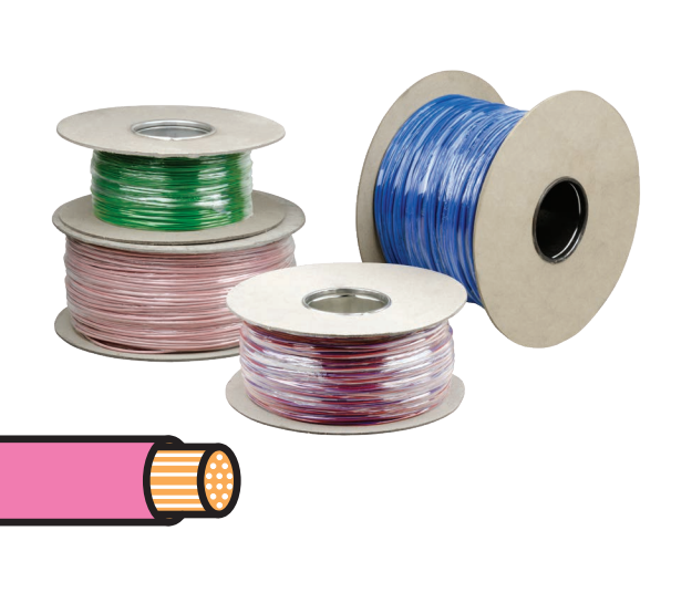 1mm² Pink Thin Wall Cable