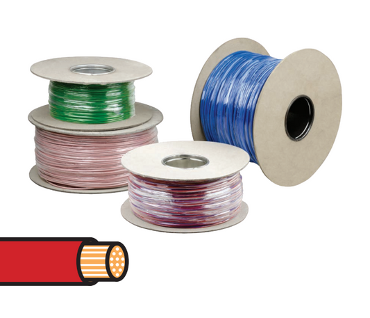 0.5mm² Red Thin Wall Cable